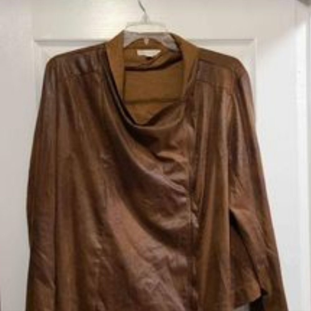 Fake Leather Jacket